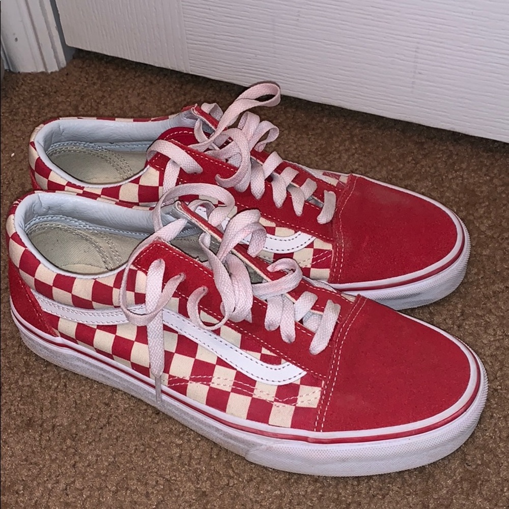 Vans Old Skool (Red Checkerboard)